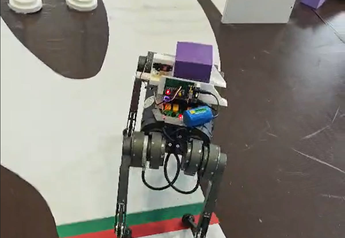 Robot at the competition field